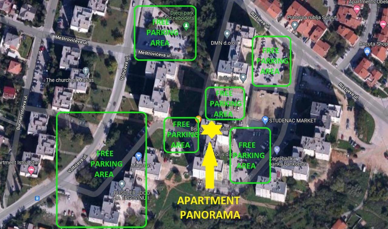 Apartment Panorama Пула Екстериор снимка