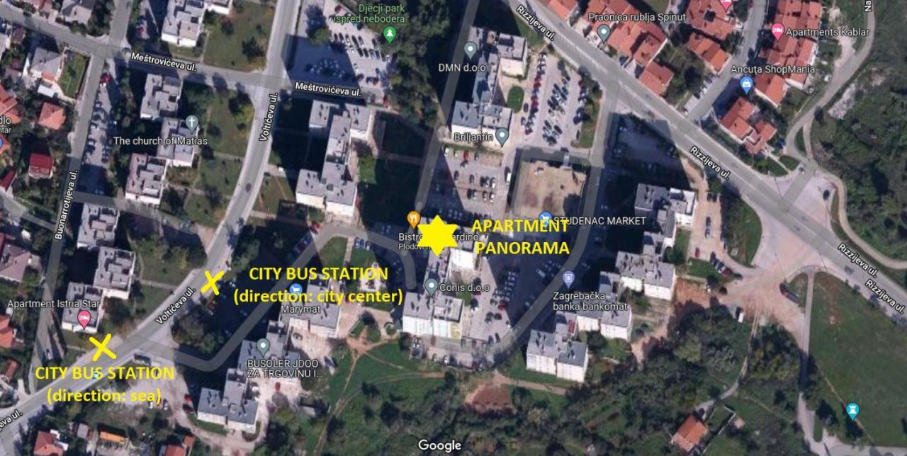 Apartment Panorama Пула Екстериор снимка